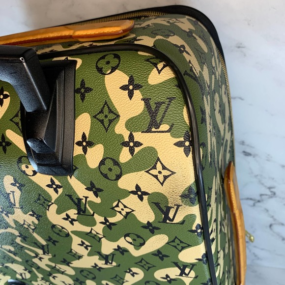 ❌❌ Louis Vuitton Monogramouflage Pegase Suitcase 60 Monogram LV Travel Luggage - Picture 9 of 16